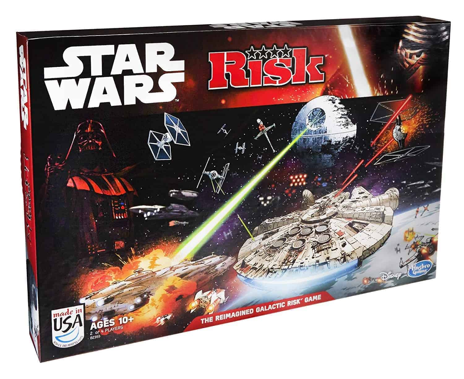 Risk Star Wars Edition is amongst the top 5 best board star wars games for easy, quick yet fun play!