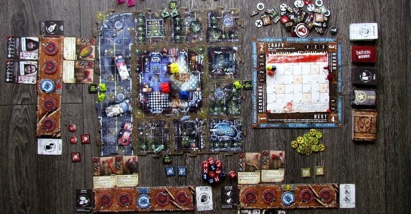 Kero Board Game Post Apocalyptic Survival Strategy Game New