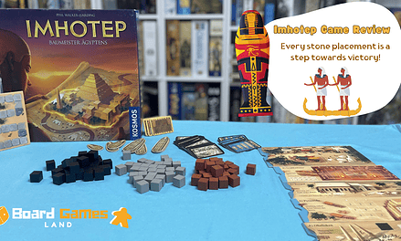 Imhotep Board Game Review: Building Monuments and Mastering Strategy in Ancient Egypt