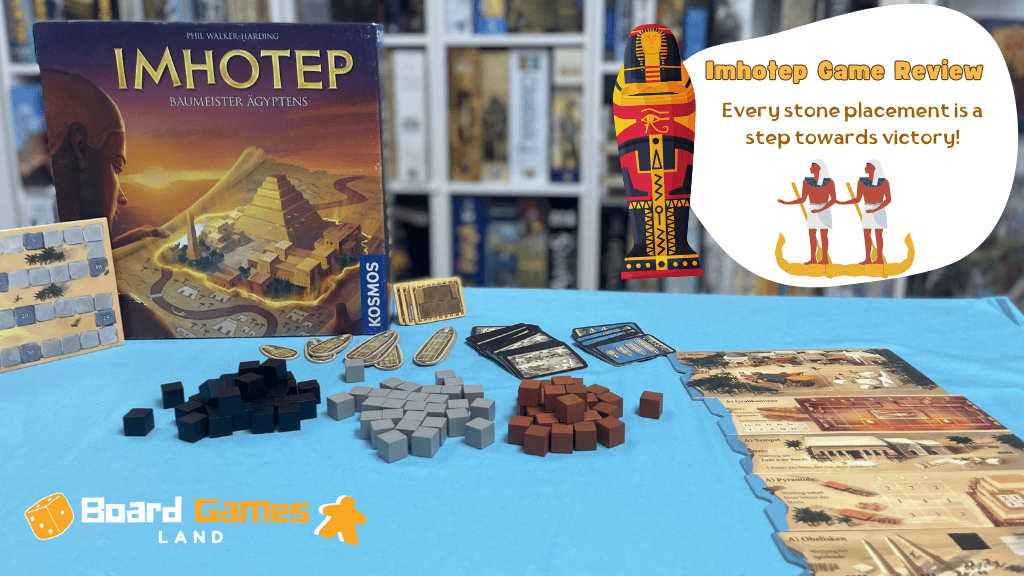 Imhotep Board Game Review: Building Monuments and Mastering Strategy in Ancient Egypt