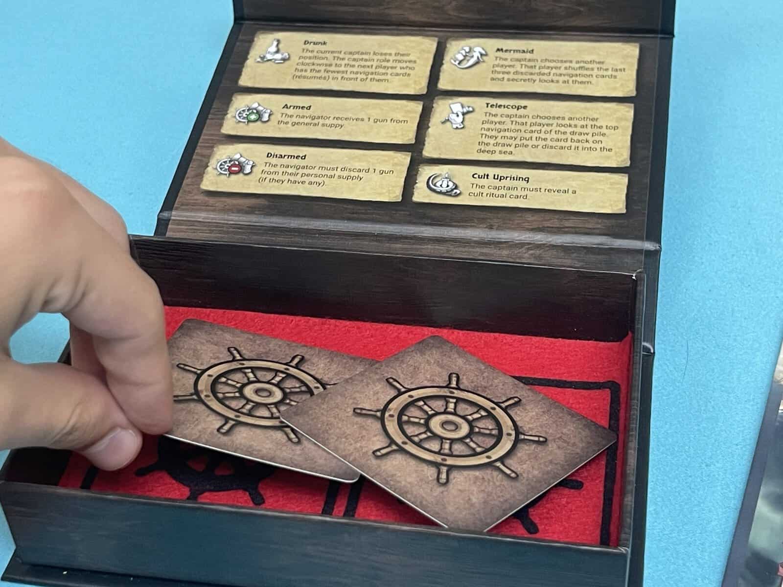 feed the kraken navigation cards reveal