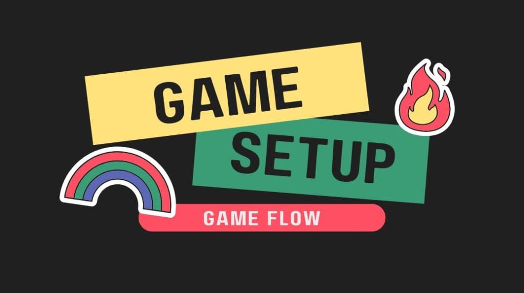 board game setup and flow