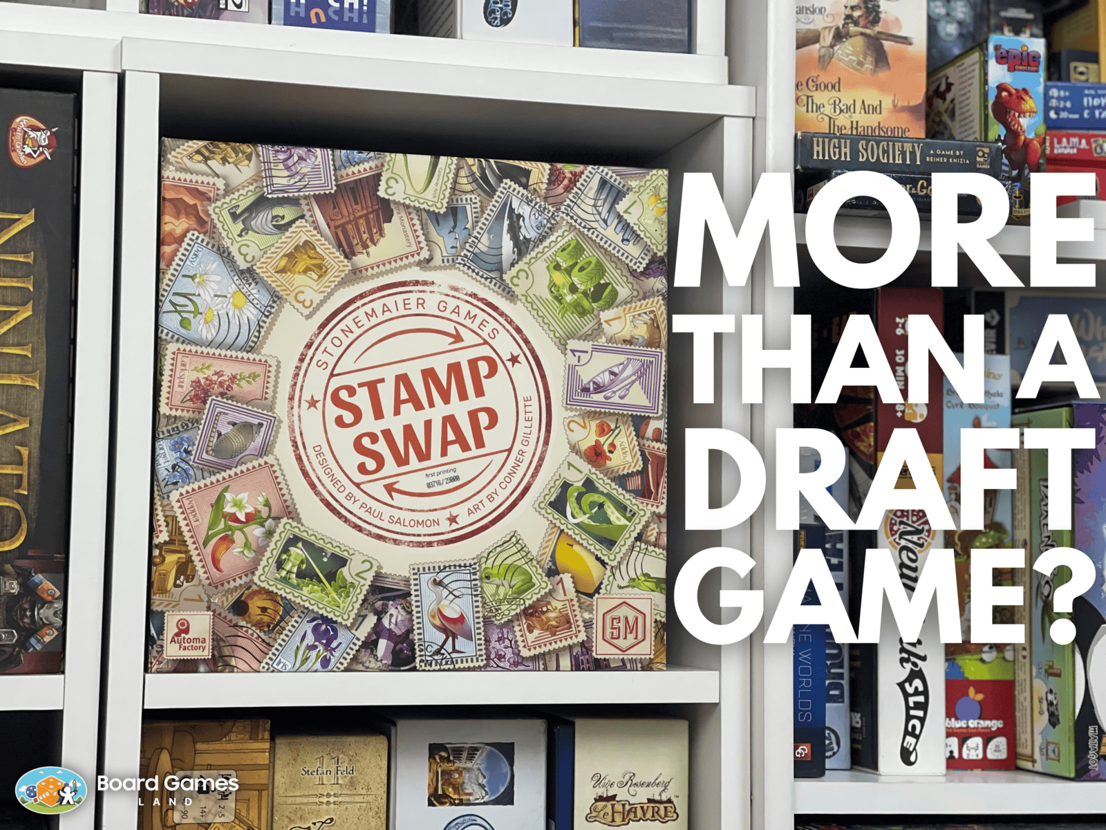 stamp swap board game